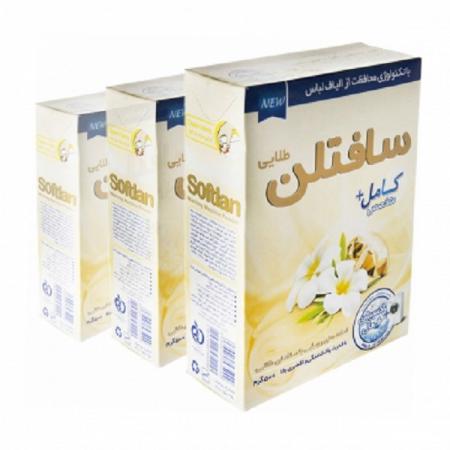 تولید پودر ماشین لباسشویی سافتلن در رنگ های مختلف